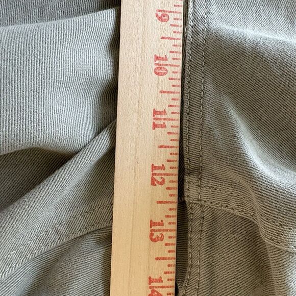 Womens Jeans Cropped Plus 22W Lt Sage Green Denim Hi Rise C EST‎ 1946 - Picture 8 of 9